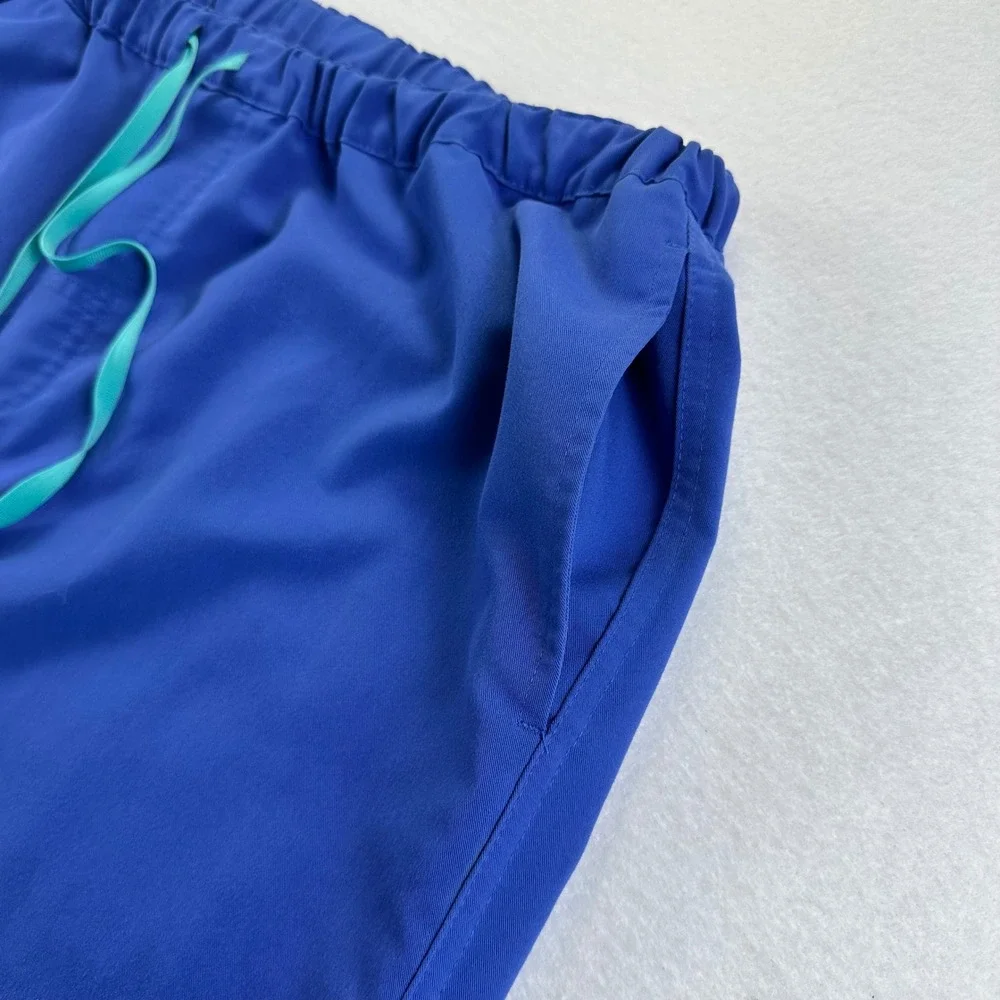 FIGS Mens Pisco Striaght Leg Royal Blue Scrub Pants Size Large FM4500 PO 1660